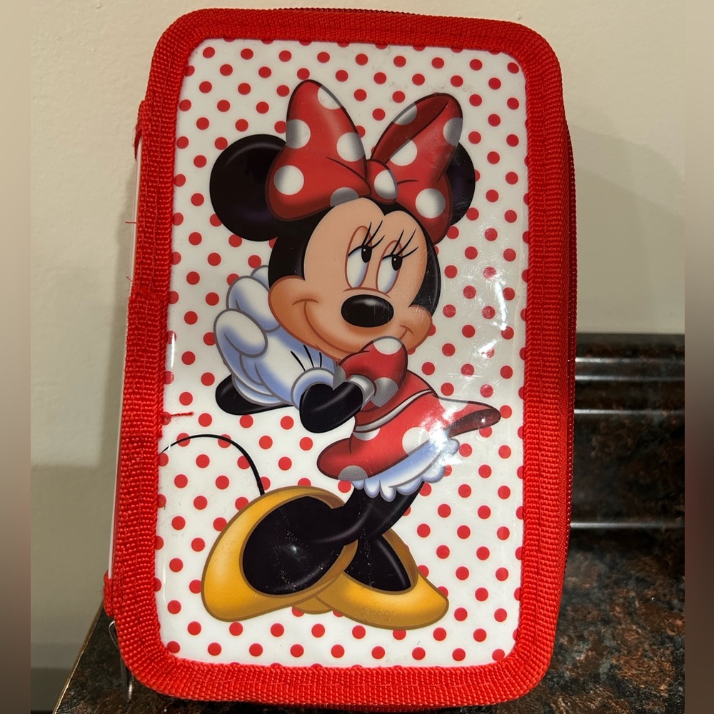Minnie Mouse Polka Dot Kids Wallet - Red